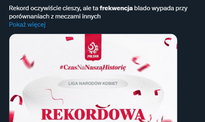 Rekord FREKWENCJI na meczu Polski kobiet!