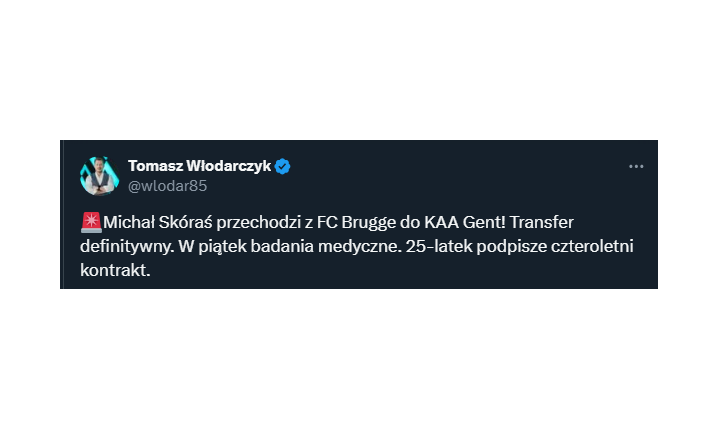 Michał Skóraś na testach medycznych w nowym klubie!
