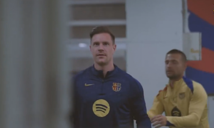 Ter Stegen ćwiczący koncentrację przed meczem z Villarrealem... :D [VIDEO]