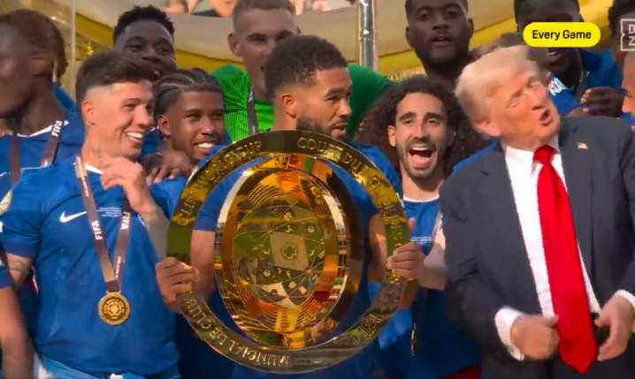 Chelsea świętuje wygraną KMŚ razem z Donaldem Trumpem! [VIDEO]