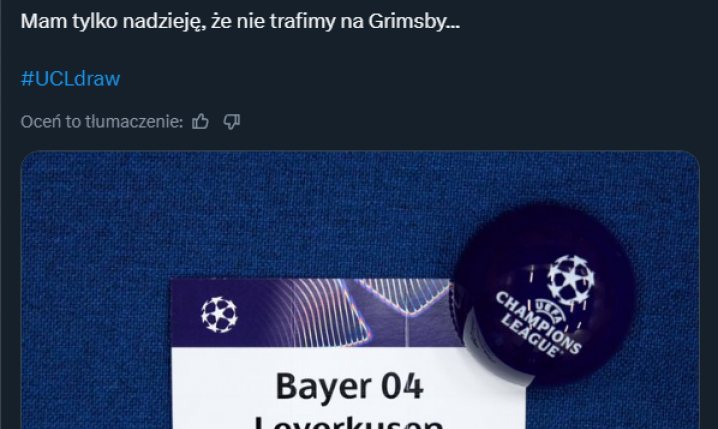 Bayer Leverkusen ciśnie bekę z Man United przed losowaniem LM... xD