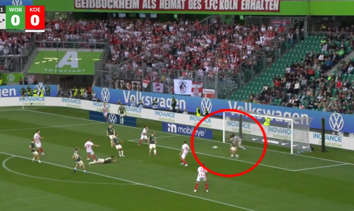 Fatalny błąd Kamila Grabary i gol dla Köln! 0-1 [VIDEO]