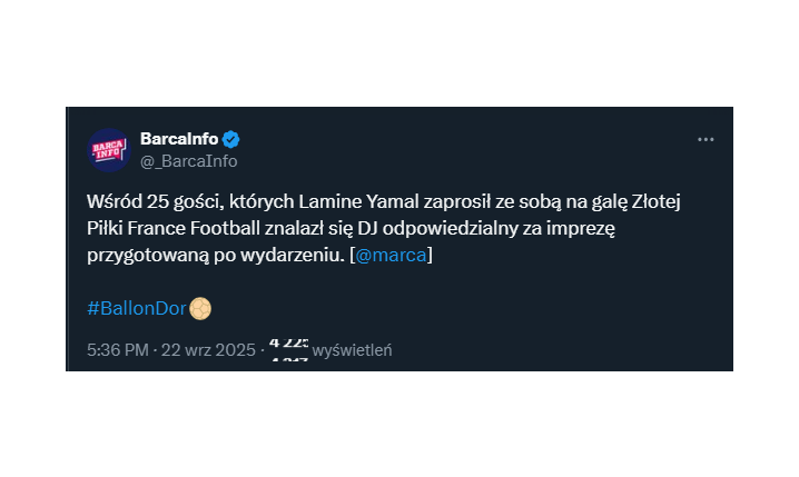 Lamine Yamal gotowy na świętowanie? Zaprosił specjalnego gościa na galę...