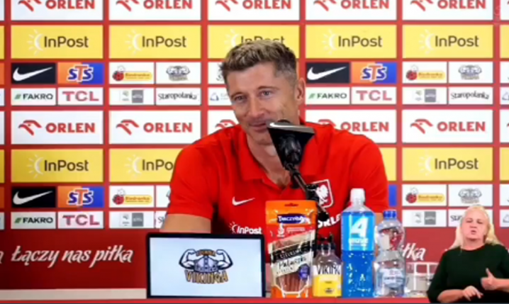 REAKCJA Lewandowskiego na pytanie Łukasza Ciony... xD [VIDEO]