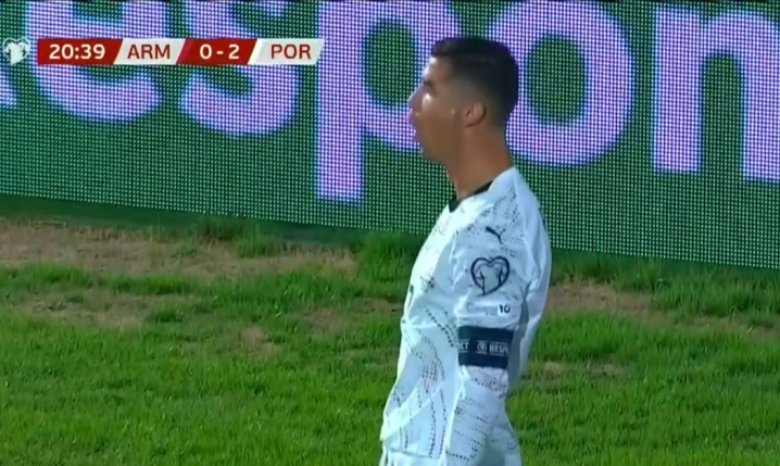 Cristiano Ronaldo ŁADUJE GOLA Armenii w el. do MŚ! [VIDEO]