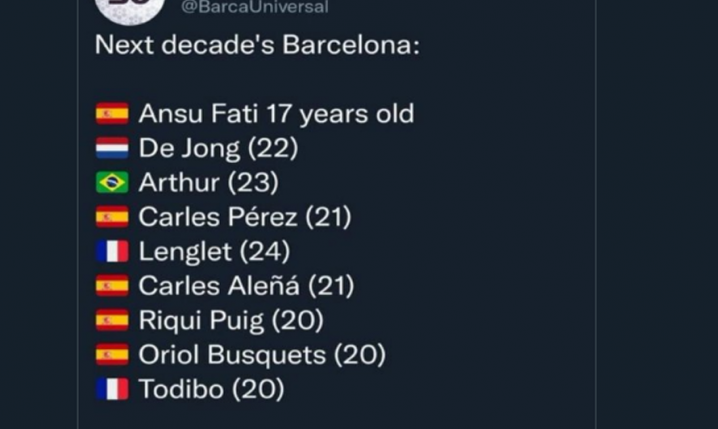 WPIS ''BarcaUniversal'' z 2019 roku nt. wielkich talentów Barcy... :D