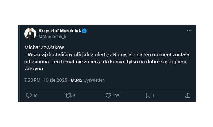 Legia Warszawa ODRZUCIŁA ofertę Romy za Jana Ziółkowskiego!