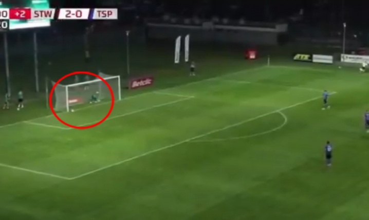Kapitalny GOL Z POŁOWY boiska w Betclic 2 lidze! [VIDEO]