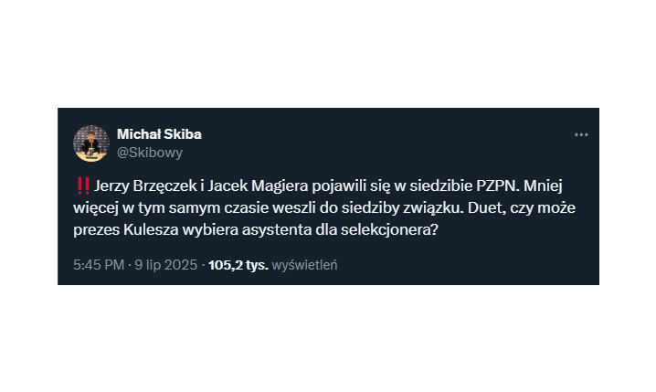 DWÓCH TRENERÓW widzianych w siedzibie PZPN!