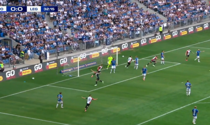 Wszołek strzela gola Lechowi Poznań! 0-1 [VIDEO]
