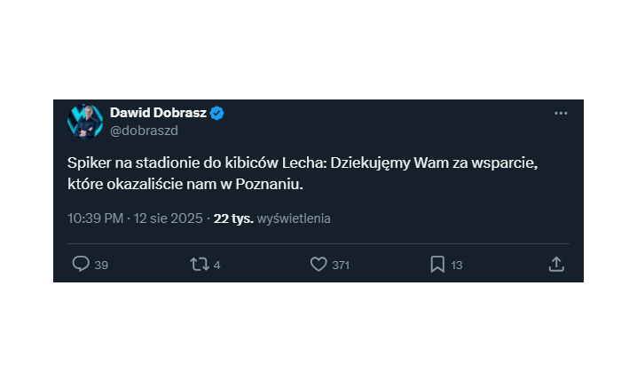 SŁOWA spikera Crveny Zvezda do kibiców Lecha Poznań!