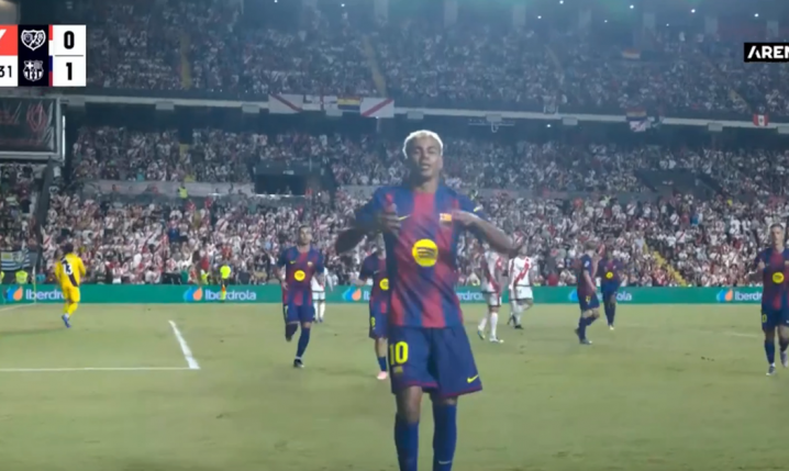 Lamine Yamal STRZELA GOLA z Rayo! 0-1 [VIDEO]