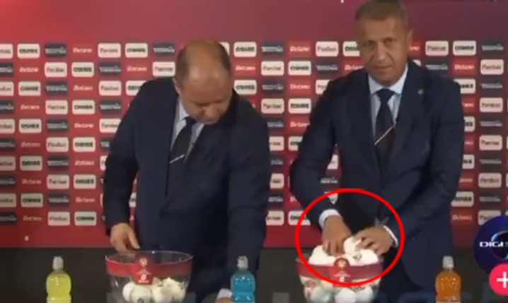 Tak w Rumunii ustawili losowanie w Pucharze... XD [VIDEO]