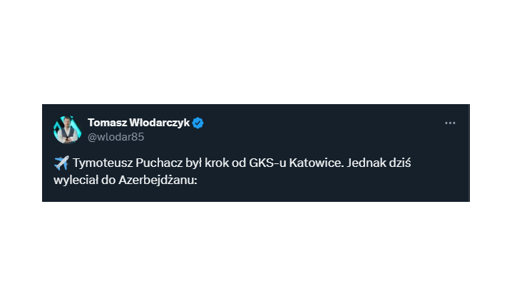 Puchacz nie trafi do GKSu Katowice! Wyleciał do innego kraju!
