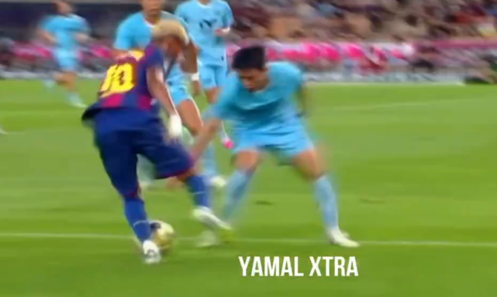 Tak Lamine Yamal zakręcił rywalem w sparingu! [VIDEO]