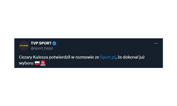 Cezary Kulesza POTWIERDZA, że dokonał wyboru selekcjonera!