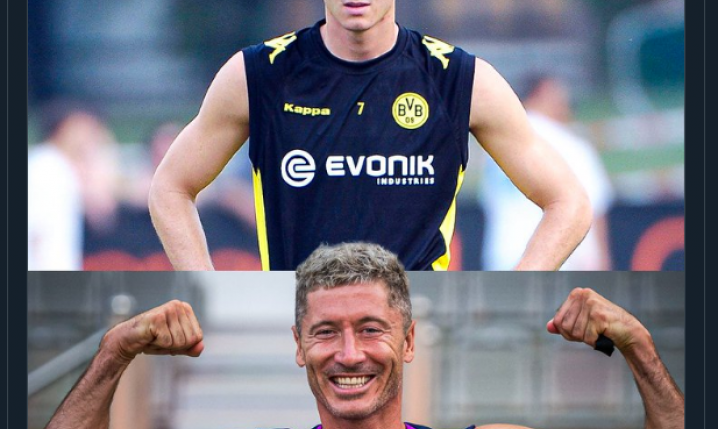 MEGA PROGRES formy fizycznej Lewandowskiego od czasu gry w BVB!