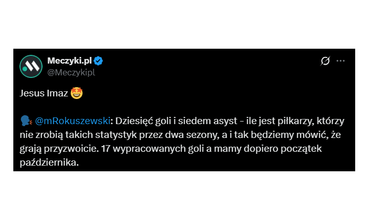 KOSMICZNE STATYSTYKI 35-letniego Jesusa Imaza na start sezonu 25/26!
