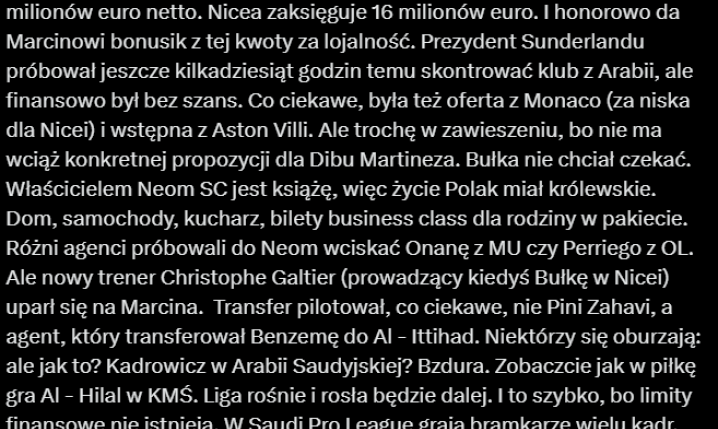 Mateusz Borek W PUNKT nt. przenosin Marcina Bułki!