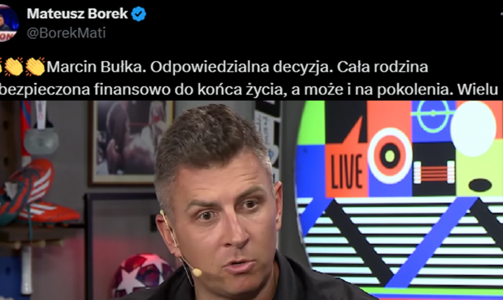 Mateusz Borek W PUNKT nt. przenosin Marcina Bułki!