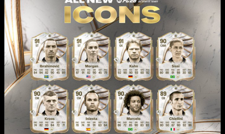 Wszystkie NOWE IKONY i ich STATYSTYKI w grze EA Sports FC 26!