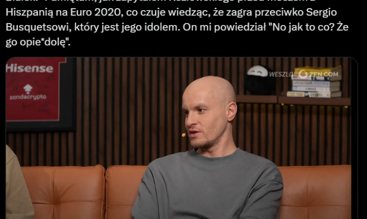 SŁOWA 17-LETNIEGO Kacpra Kozłowskiego przed meczem z Hiszpanią na EURO xD