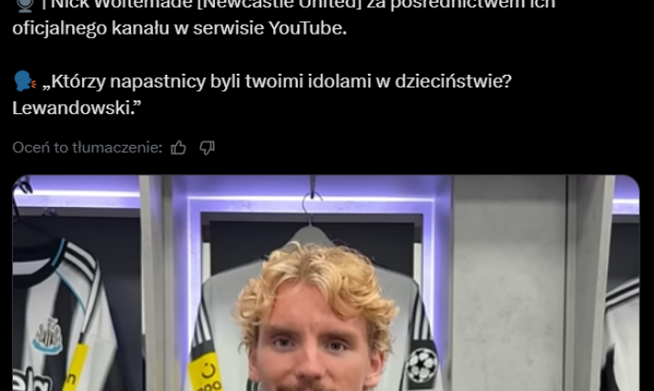 Nick Woltemade wskazał swój WZÓR z dzieciństwa! Wybrał... <3