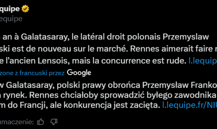 Przemysław Frankowski może WRÓCIĆ do Ligue 1! KLUB CHCE POLAKA!