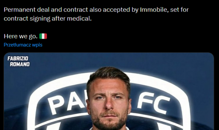 HERE WE GO! Ciro Immobile zagra w... LIGUE 1!