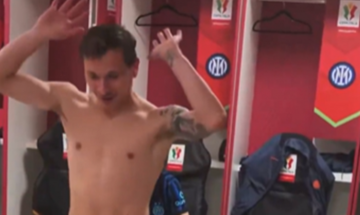 TANIEC Barelli po zdobyciu z Interem Pucharu Włoch xD [VIDEO]