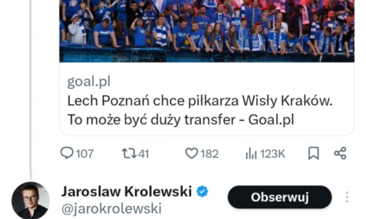 ODPOWIEDŹ Jarosława Królewskiego na PLOTKI łączące Rodado z Lechem!