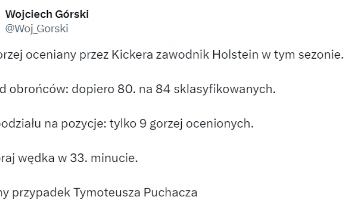 CZTERY OSIĄGNIECIA Tymoteusza Puchacza w tym sezonie xD