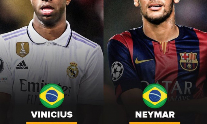 PIĘĆ PIERWSZYCH sezonów w Europie: Vinicius vs. Neymar [PORÓWNANIE]