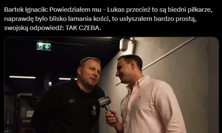 SŁOWA Podolskiego po BRUTALNYM FAULU na turnieju halowym O.o