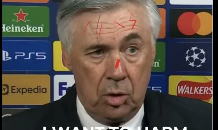 Konto TROLL FOOTBALL tak NAŚMIEWA SIĘ z Carlo Ancelottiego