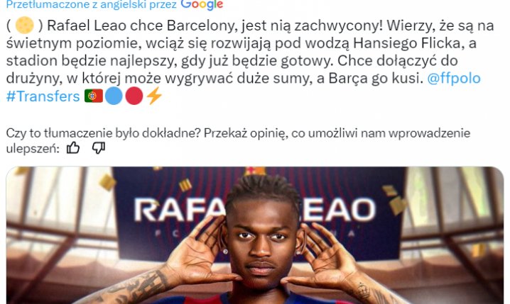 HIT! Barca chce pozyskać TEGO SKRZYDŁOWEGO!