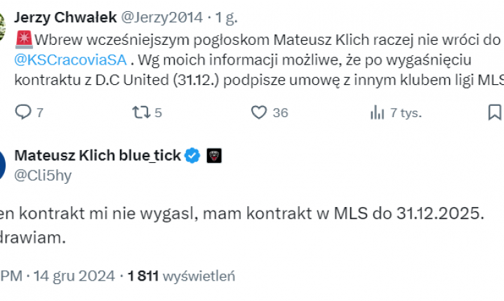 Mateusz Klich WYJAŚNIA plotki o KOŃCU jego kontraktu w MLS xD