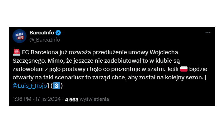 HIT! Oto PLAN Barca chce PRZEDŁUŻYĆ umowę ze Szczęsnym z powodu...