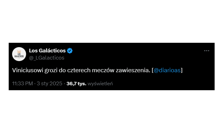 HIT! Tyle może potrwać ZAWIESZENIE Viniciusa za czerwoną kartkę w meczu z Valencią!