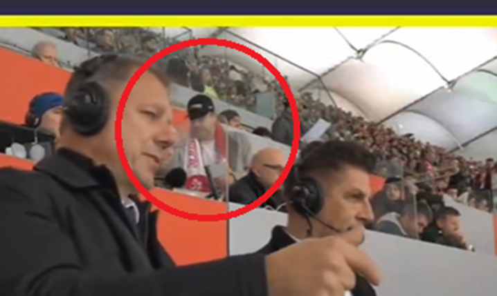 Kończy się pierwsza połowa, a Łukasz Ciona... xD [VIDEO]