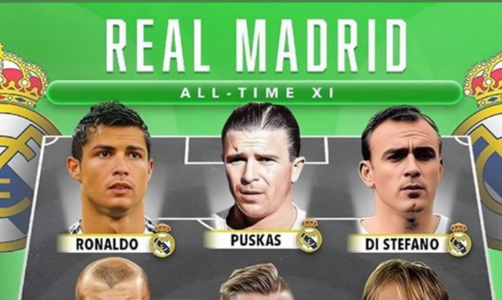 Tak wygląda NAJLEPSZA XI w historii Realu Madryt!