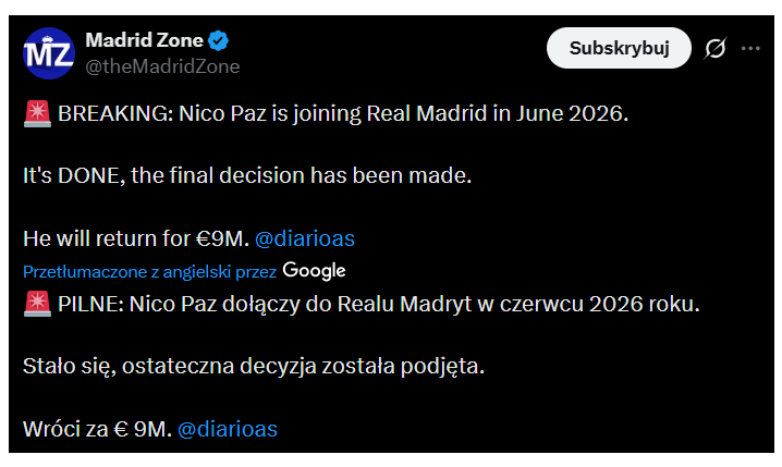 WSZYSTKO DOGADANE! Gwiazda w styczniu WRACA do Realu Madryt!