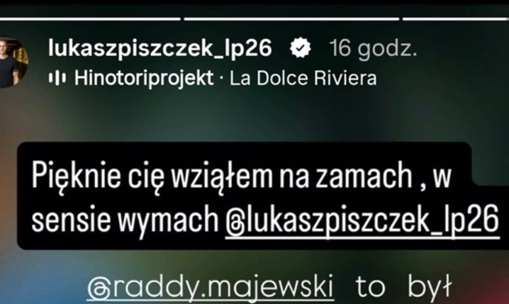 LITERÓWECZKA Łukasza Piszczka na storce z ''zaczepką'' w stronę Radosława Majewskiego xD