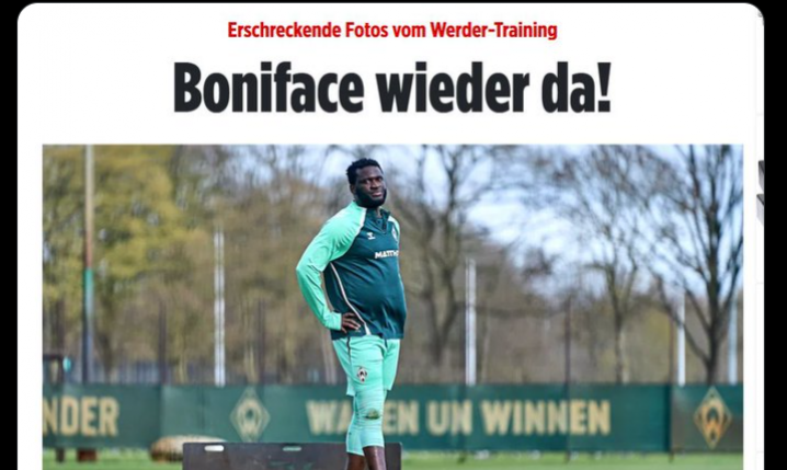 FORMA FIZYCZNA Victora Boniface po POWROCIE DO TRENINGÓW w Werderze!