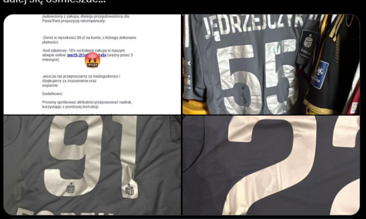 REKOMPENSATA Legii Warszawa dla kibiców za FATALNEJ JAKOŚCI LIMITOWANE koszulki xD