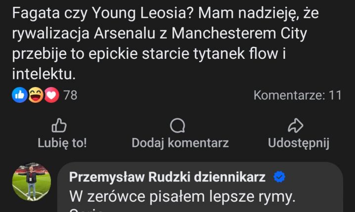 Przemysław Rudzki na temat spięcia Fagaty i Young Leosi XD