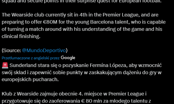 HIT! Beniaminek daje 80 MLN EURO za Fermina Lopeza!