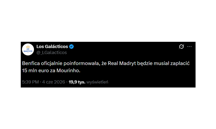 HIT! Benfica POTWIERDZA: Tyle Real będzie MUSIAŁ ZAPŁACIĆ za Jose Mourinho!