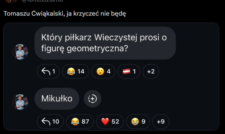 Taki ŻART po awansie Wieczystej Kraków wystosował Tomasz Ćwiąkała xD