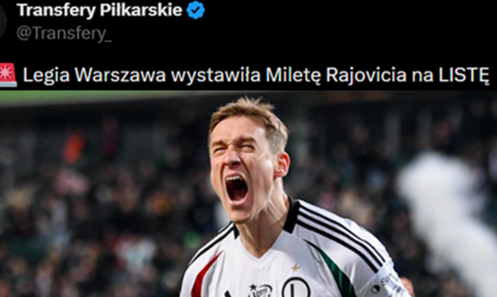 Mileta Rajović WYCENIONY przez Legię na aż... O.o
